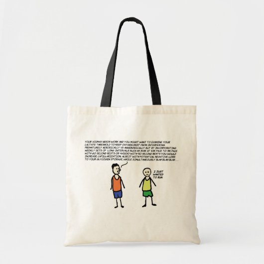 Tote Bag Recherché À Exécuter (Devant)