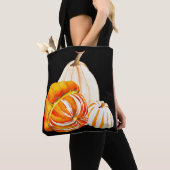 Tote Bag Récolte citrouille sur un Fourre-tout à épaule (De près)
