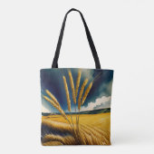 Tote Bag Récolte d'automne Prairie Gold Fourre-tout (Dos)