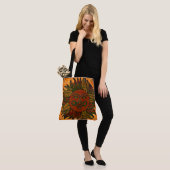 Tote Bag Récolte de grunge New Age Sun (Sur le modèle)