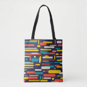 Tote Bag Rectangle arrondi coloré (Devant)