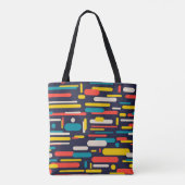 Tote Bag Rectangle arrondi coloré (Dos)