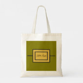 Tote Bag Rectangle encadré (Dos)