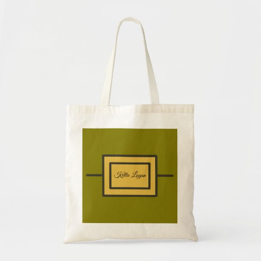 Tote Bag Rectangle encadré (Devant)