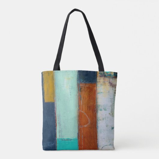 Tote Bag Rectangles Abstraites (Dos)