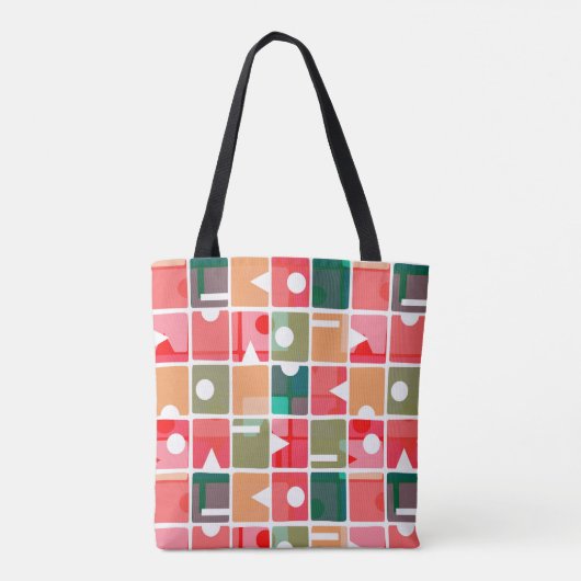 Tote Bag Rectangles Abstraites 120623 (Dos)