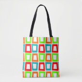 Tote Bag Rectangles biaisées (Devant)