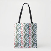 Tote Bag Rectangles biaisées (Devant)