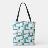 Tote Bag Rectangles modernes du milieu du siècle (Dos)