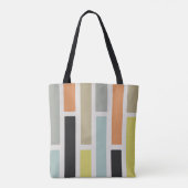 Tote Bag Rectangles modernes du milieu du siècle (Dos)