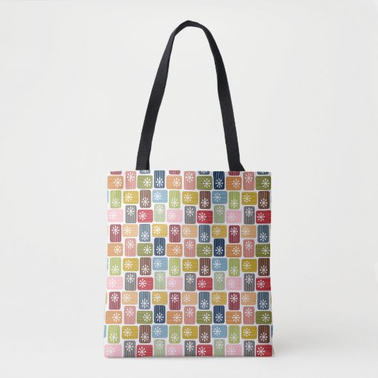 Tote Bag Rectangles triées (Devant)