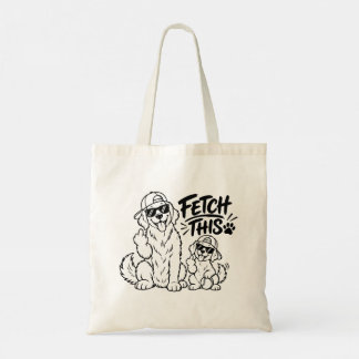 Tote Bag RÉCUPÈRE CE Cadeau de papa de chien drôle Amateur