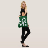 Tote Bag Recycler l'amour (Sur le modèle)