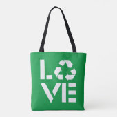 Tote Bag Recycler l'amour (Dos)