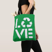 Tote Bag Recycler l'amour (De près)