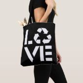 Tote Bag Recycler l'amour (De près)