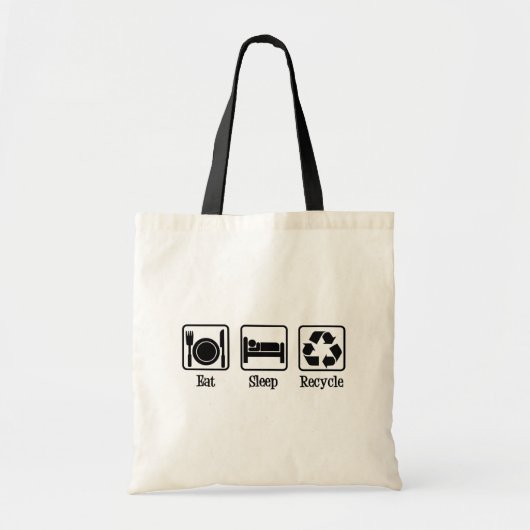 Tote Bag Recycler le sommeil (Devant)