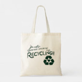 Tote Bag Recycler mon Ex (Dos)