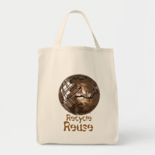Tote Bag Recycler réutiliser l'alimentation