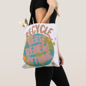 Tote Bag Recycler réutiliser Renouveler repenser