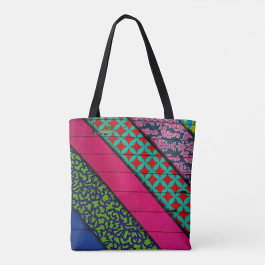 Tote Bag Red and green garment (Dos)