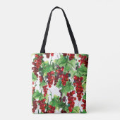 Tote Bag Red Currant Motif sans joint (Dos)