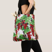 Tote Bag Red Currant Motif sans joint (De près)
