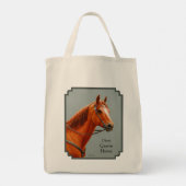 Tote Bag Red Dun Chestnut Sorrel Western Quarter Horse Four (Dos)