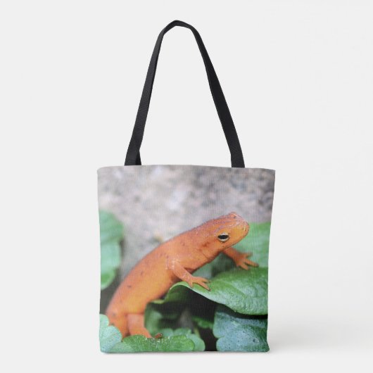 Tote Bag Red Eft Orange Salamander Nature #2 (Dos)