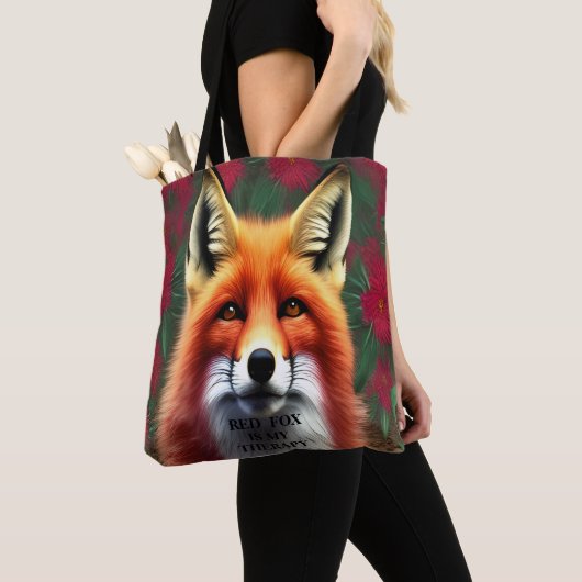 Tote Bag RED FOX est ma conception de thérapie (De près)