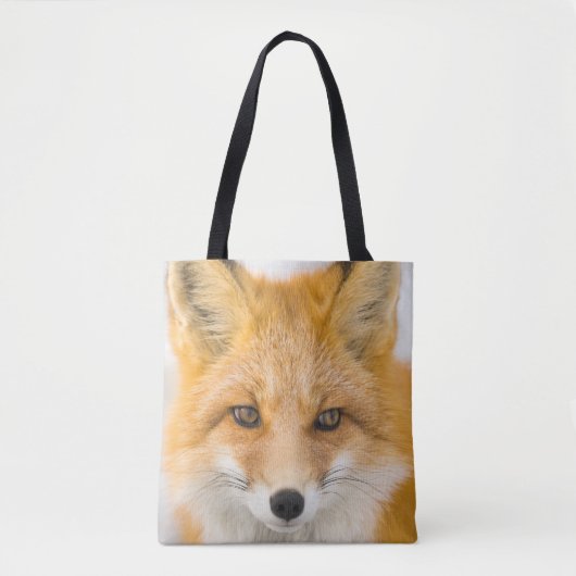 Tote Bag Red Fox Portrait (Devant)