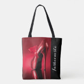 Tote Bag Red High Heure Red Bow (Dos)