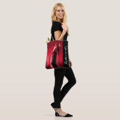 Tote Bag Red High Heure Red Bow (Sur le modèle)