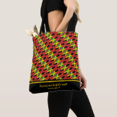 Tote Bag Red | JAMAICA FLAG | Écriture chrétienne (De près)