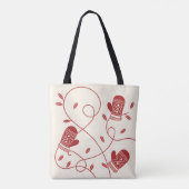 Tote Bag Red Mitten Fourre-tout (Dos)