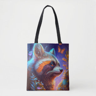 Tote Bag Red Panda Animal Portrait Peinture Faune Gratuit
