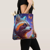 Tote Bag Red Panda Animal Portrait Peinture Faune Gratuit (De près)