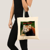 Tote Bag Red Panda Cute Photo (Devant (produit))