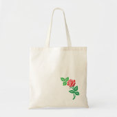 Tote Bag Red Rose Flower Design – Classic Floral Beauty (Devant)