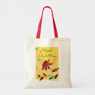 Tote Bag Red Rose World's Best Mom