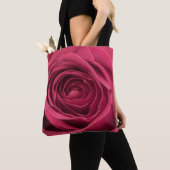 Tote Bag Red Rosebud (De près)