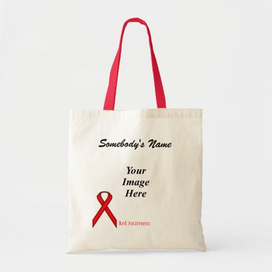 Tote Bag Red Standard Ribbon Modèle par Kenneth Yoncich (Devant)