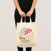 Tote Bag Red Stripes Fourre-tout (Devant (produit))