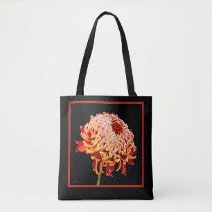 Tote Bag Red & Tan Mum All-Over-Print Fourre-tout
