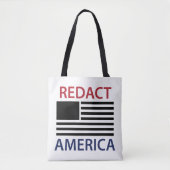 Tote Bag REDACT AMERICA T-Shirt (Devant)