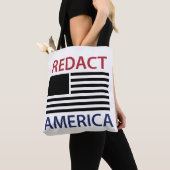 Tote Bag REDACT AMERICA T-Shirt (De près)