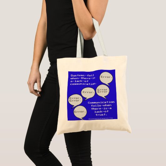 Tote Bag Redémarrage de communication (Devant (produit))