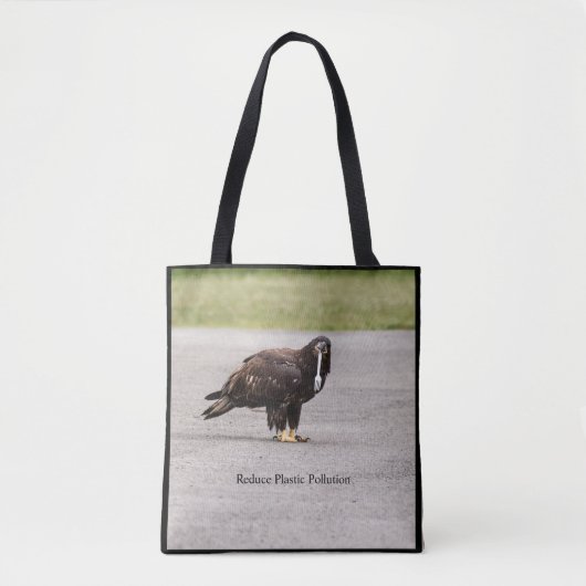 Tote Bag Réduire la pollution plastique (Devant)