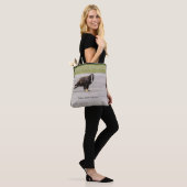 Tote Bag Réduire la pollution plastique (Sur le modèle)