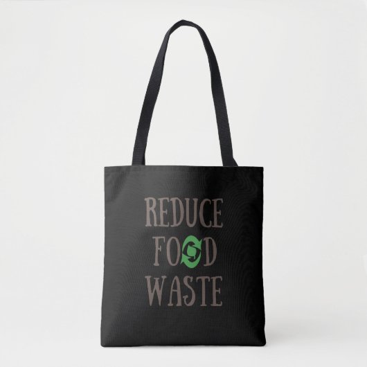 Tote Bag Réduire le recyclage des déchets alimentaires écol (Devant)